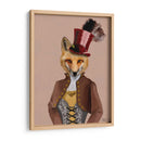 Vivienne Steampunk Fox - Fab Funky | Cuadro decorativo de Canvas Lab