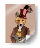 Vivienne Steampunk Fox - Fab Funky | Cuadro decorativo de Canvas Lab