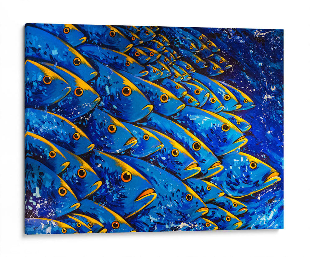 Viviendo en aguas azules | Cuadro decorativo de Canvas Lab