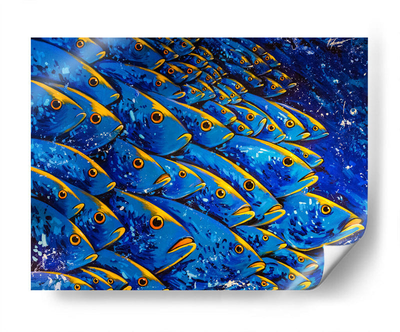 Viviendo en aguas azules | Cuadro decorativo de Canvas Lab