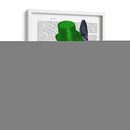 Bulldog Francés Con Sombrero De Copa Verde Y Bigote - Fab Funky | Cuadro decorativo de Canvas Lab