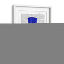 Tejón Con Sombrero De Copa Azul Y Bigote - Fab Funky | Cuadro decorativo de Canvas Lab