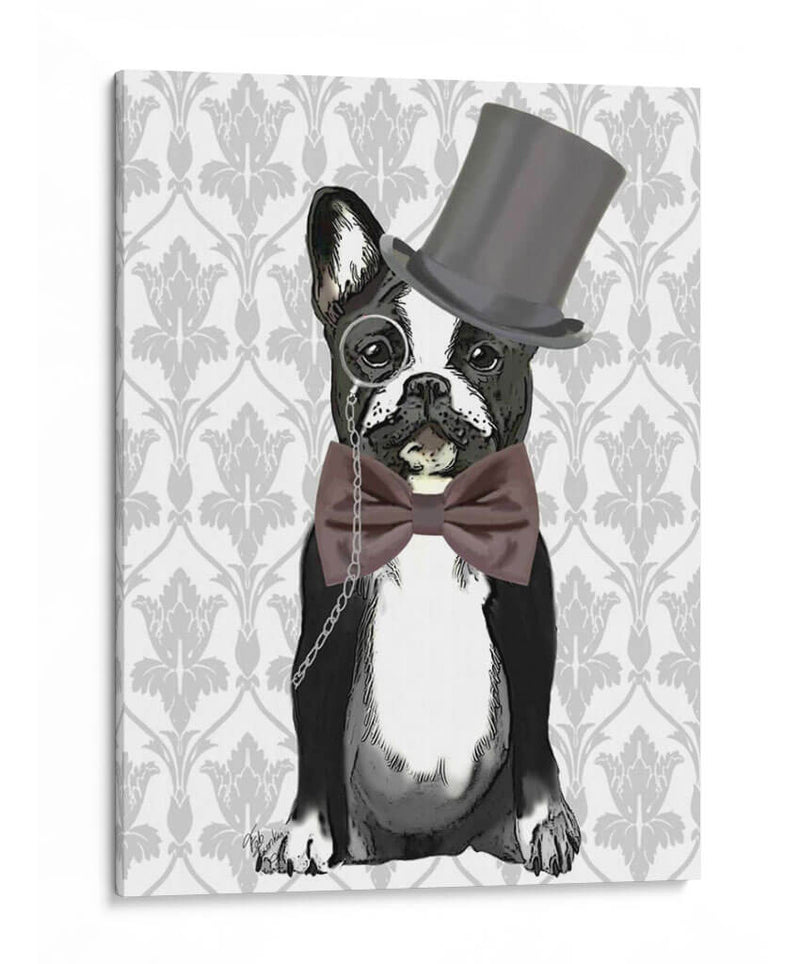 Monsieur Bulldog - Fab Funky | Cuadro decorativo de Canvas Lab