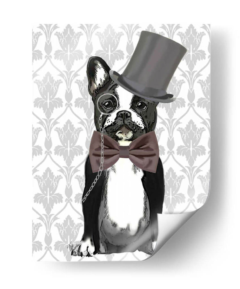 Monsieur Bulldog - Fab Funky | Cuadro decorativo de Canvas Lab