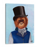 Orangután En El Sombrero De Copa - Fab Funky | Cuadro decorativo de Canvas Lab
