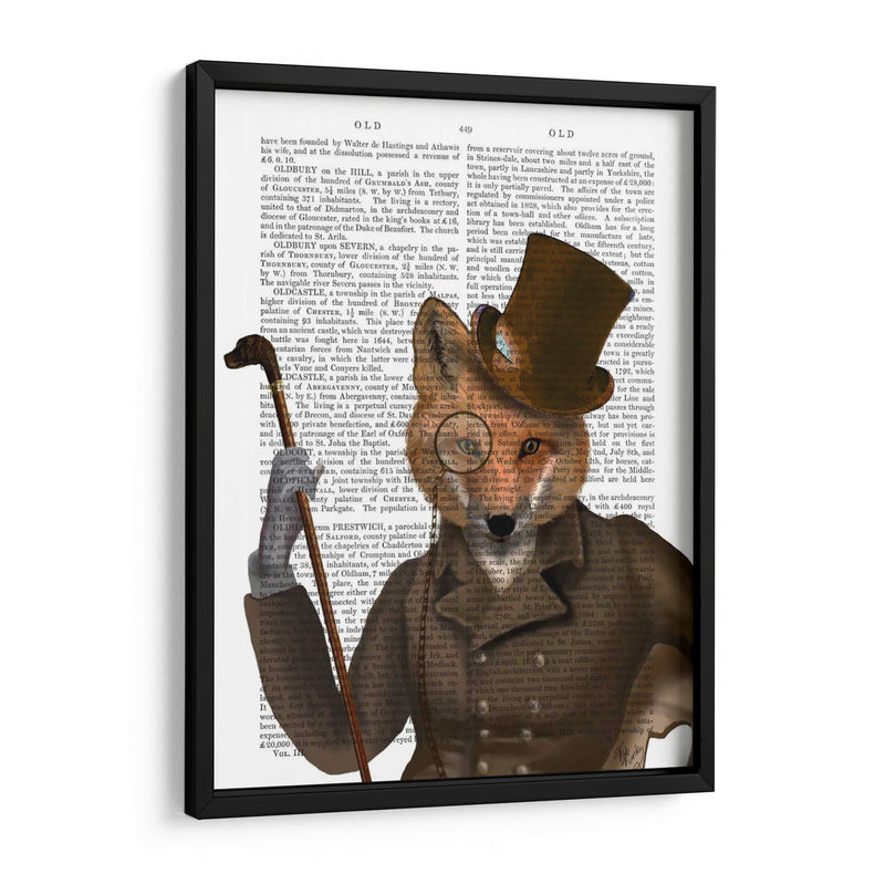 El Bounder Fox Print - Fab Funky | Cuadro decorativo de Canvas Lab