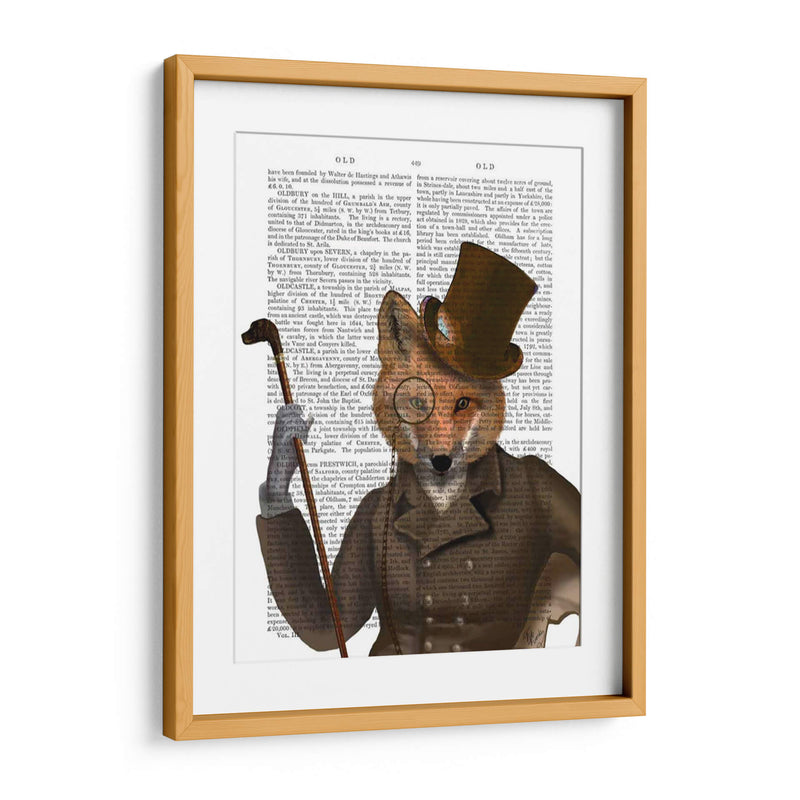 El Bounder Fox Print - Fab Funky | Cuadro decorativo de Canvas Lab