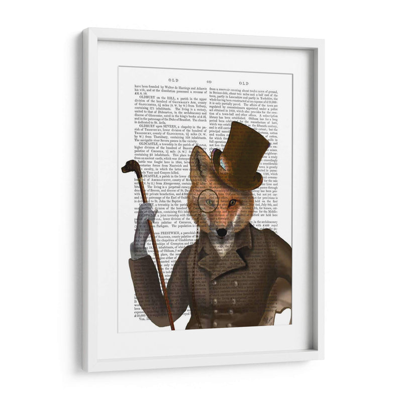 El Bounder Fox Print - Fab Funky | Cuadro decorativo de Canvas Lab