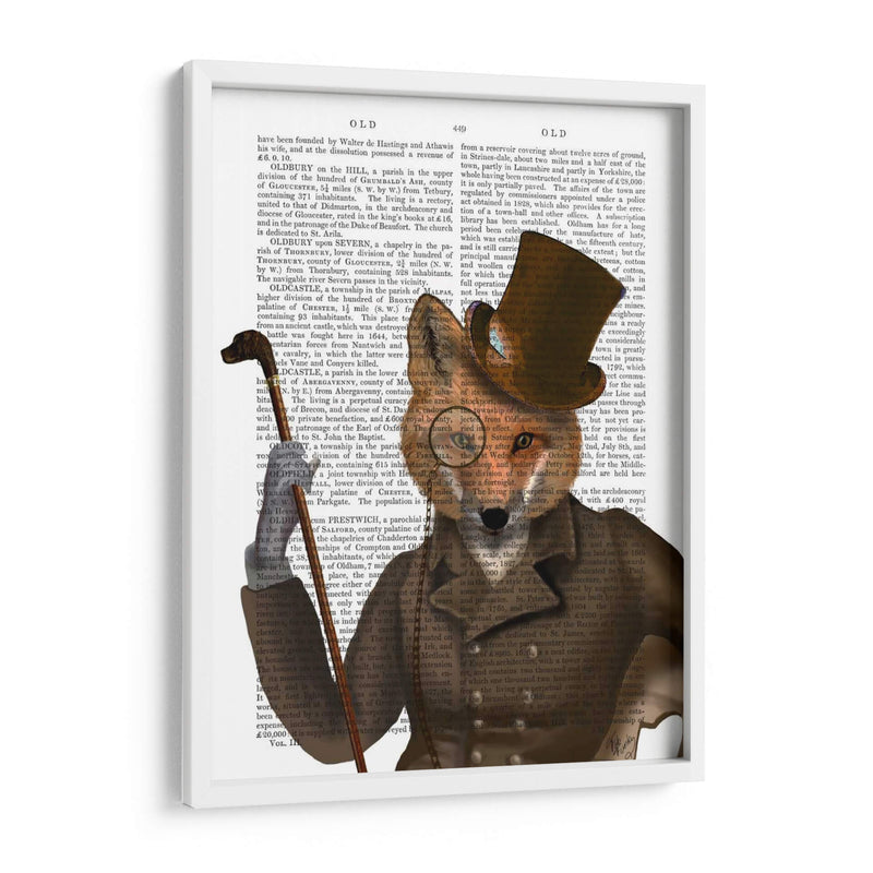 El Bounder Fox Print - Fab Funky | Cuadro decorativo de Canvas Lab