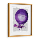 Blanchards Hydrogen (Purple) Globo De Aire Caliente - Fab Funky | Cuadro decorativo de Canvas Lab