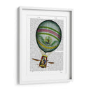 Globo De Aire Caliente Azul Claro - Fab Funky | Cuadro decorativo de Canvas Lab