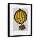 Globo De Aire Caliente Amarillo Y Rojo - Fab Funky | Cuadro decorativo de Canvas Lab