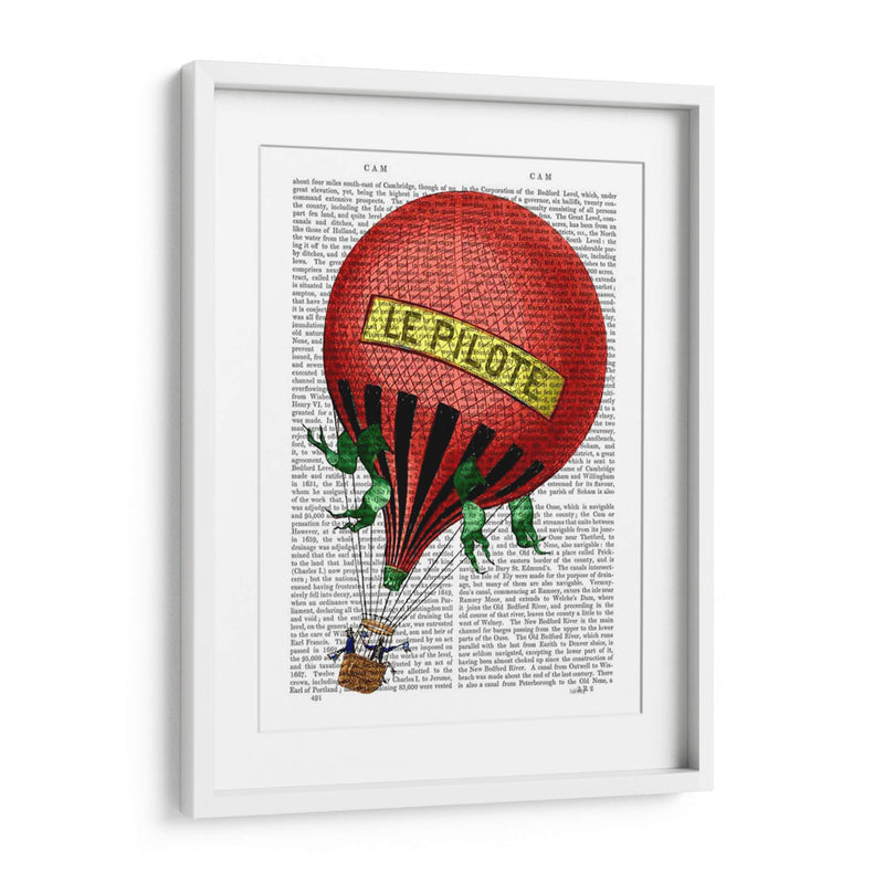 Le Pilote Globo De Aire Caliente - Fab Funky | Cuadro decorativo de Canvas Lab