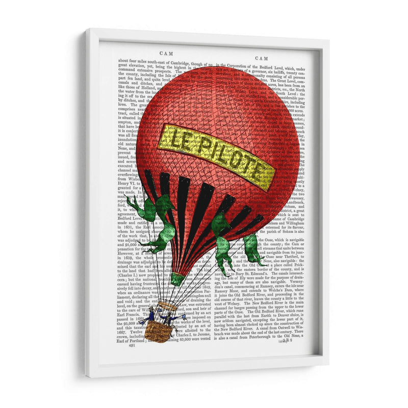 Le Pilote Globo De Aire Caliente - Fab Funky | Cuadro decorativo de Canvas Lab