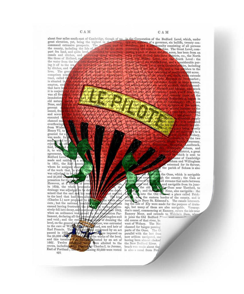 Le Pilote Globo De Aire Caliente - Fab Funky | Cuadro decorativo de Canvas Lab