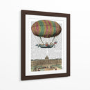 Globo De Aire Caliente De Jardin De Tulleries - Fab Funky | Cuadro decorativo de Canvas Lab