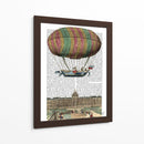 Globo De Aire Caliente De Jardin De Tulleries - Fab Funky | Cuadro decorativo de Canvas Lab