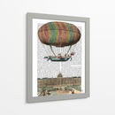Globo De Aire Caliente De Jardin De Tulleries - Fab Funky | Cuadro decorativo de Canvas Lab