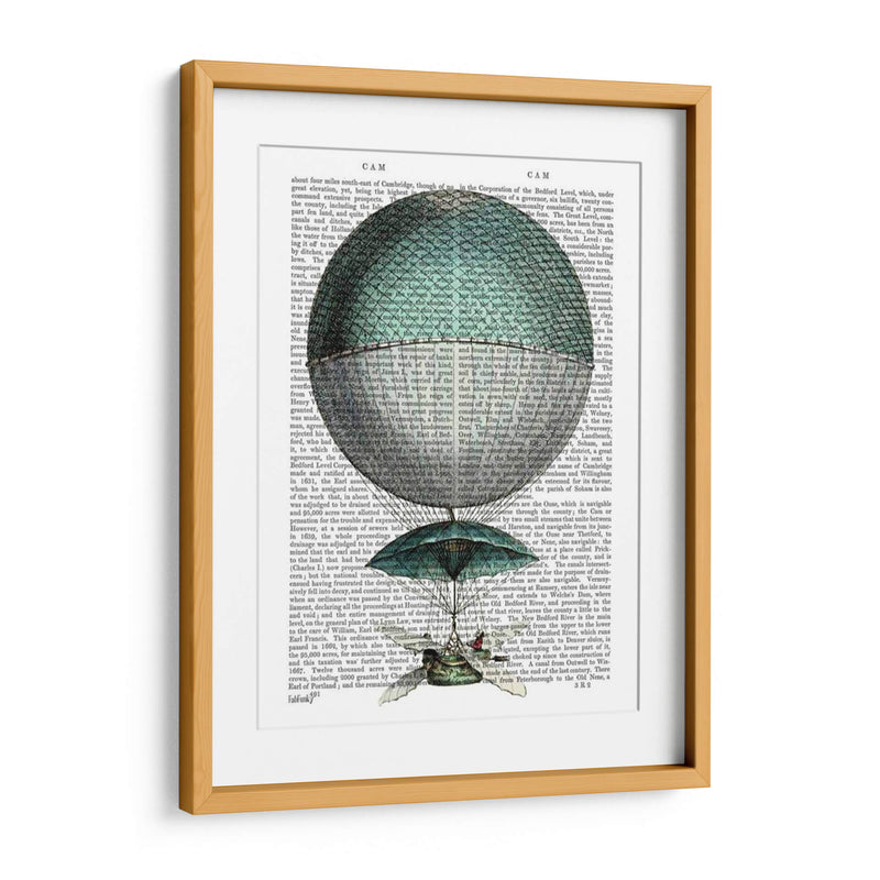 Vaisseau Volant Hot Air Globo - Fab Funky | Cuadro decorativo de Canvas Lab