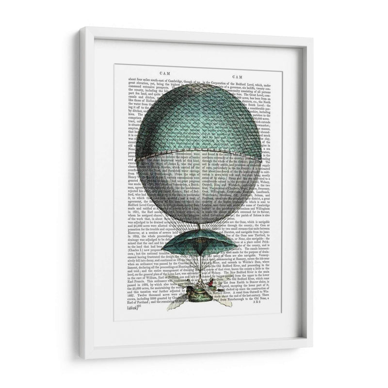 Vaisseau Volant Hot Air Globo - Fab Funky | Cuadro decorativo de Canvas Lab