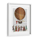 Globo Aerostático Y Gente - Fab Funky | Cuadro decorativo de Canvas Lab
