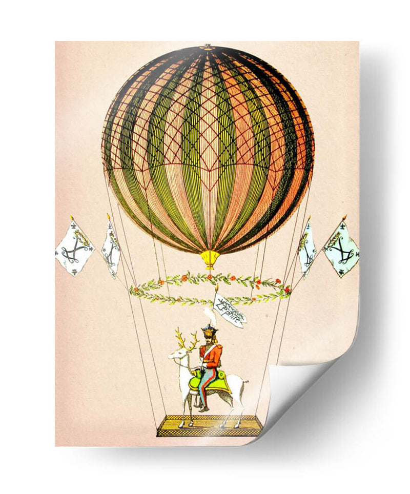 Globo De Aire Caliente Zephire - Fab Funky | Cuadro decorativo de Canvas Lab