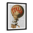 Italia Globo De Aire Caliente - Fab Funky | Cuadro decorativo de Canvas Lab