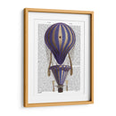 Globo De Aire Caliente En Escala Azul - Fab Funky | Cuadro decorativo de Canvas Lab