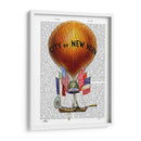 Ciudad Del Globo Aerostático De Nueva York - Fab Funky | Cuadro decorativo de Canvas Lab
