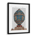 Montgolfier Aeroostatique Globo De Aire Caliente - Fab Funky | Cuadro decorativo de Canvas Lab