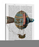 Globo De Aire Caliente Con Plumas De Cola - Fab Funky | Cuadro decorativo de Canvas Lab