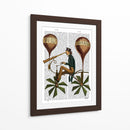 Viaje A La Lune Balloon De Aire Caliente - Fab Funky | Cuadro decorativo de Canvas Lab