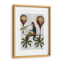 Viaje A La Lune Balloon De Aire Caliente - Fab Funky | Cuadro decorativo de Canvas Lab