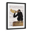 Mono Jugando Trompeta - Fab Funky | Cuadro decorativo de Canvas Lab