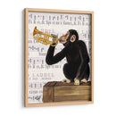 Mono Jugando Trompeta - Fab Funky | Cuadro decorativo de Canvas Lab