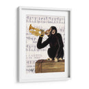 Mono Jugando Trompeta - Fab Funky | Cuadro decorativo de Canvas Lab