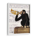 Mono Jugando Trompeta - Fab Funky | Cuadro decorativo de Canvas Lab