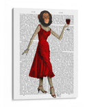 Chimpancé Con Vino - Fab Funky | Cuadro decorativo de Canvas Lab