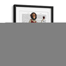 Chimpancé Con Vino - Fab Funky | Cuadro decorativo de Canvas Lab
