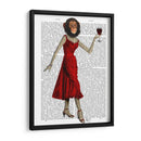 Chimpancé Con Vino - Fab Funky | Cuadro decorativo de Canvas Lab