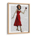 Chimpancé Con Vino - Fab Funky | Cuadro decorativo de Canvas Lab