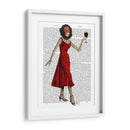 Chimpancé Con Vino - Fab Funky | Cuadro decorativo de Canvas Lab