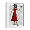 Chimpancé Con Vino - Fab Funky | Cuadro decorativo de Canvas Lab