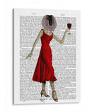 Mono Con Vino - Fab Funky | Cuadro decorativo de Canvas Lab