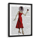 Mono Con Vino - Fab Funky | Cuadro decorativo de Canvas Lab
