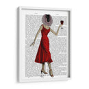 Mono Con Vino - Fab Funky | Cuadro decorativo de Canvas Lab