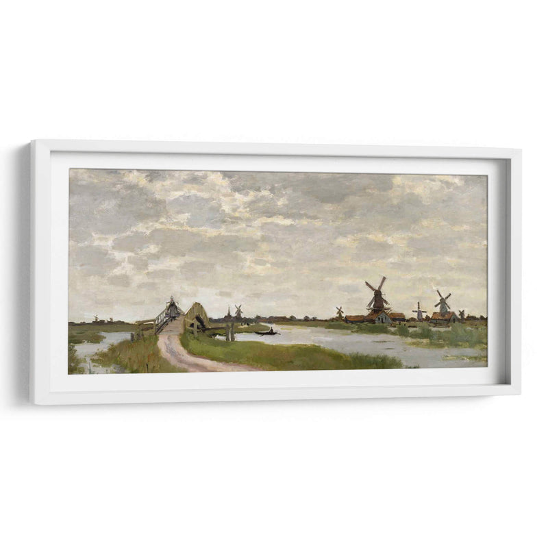 Zaandam el pequeño puente - Claude Monet | Cuadro decorativo de Canvas Lab