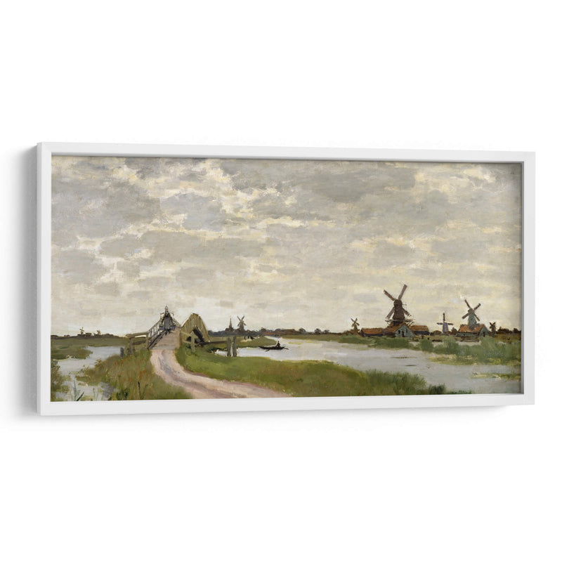 Zaandam el pequeño puente - Claude Monet | Cuadro decorativo de Canvas Lab