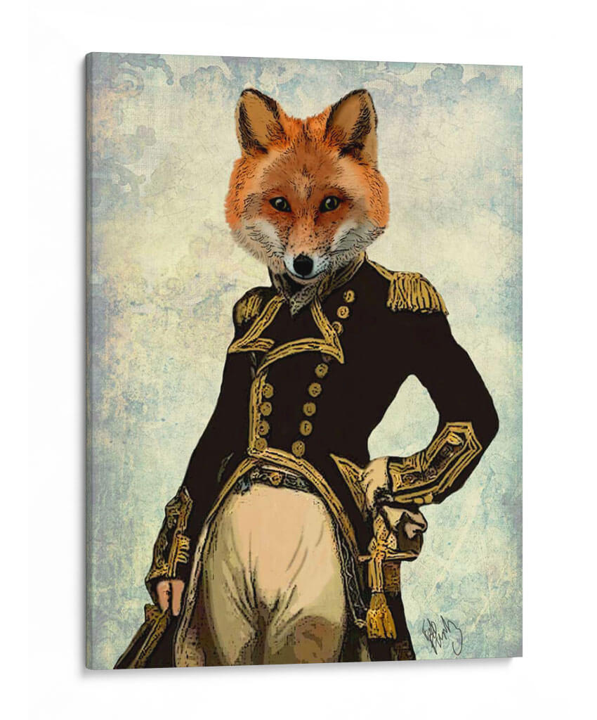 Admiral Fox Lleno - Fab Funky | Cuadro decorativo de Canvas Lab