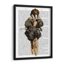 Tejón En Bicicleta Vintage - Fab Funky | Cuadro decorativo de Canvas Lab